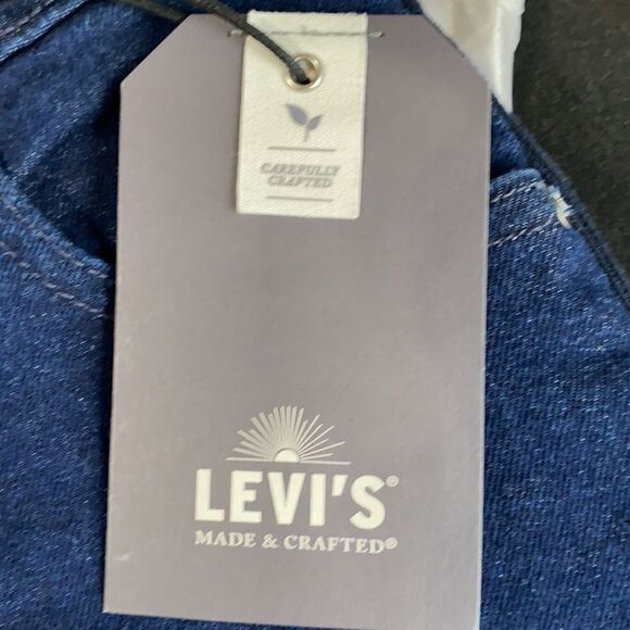 Levi's Made & Crafted High Rise‎ Skinny 721 Jeans With Knit Leg Trim 25/32 NWT - Picture 7 of 13